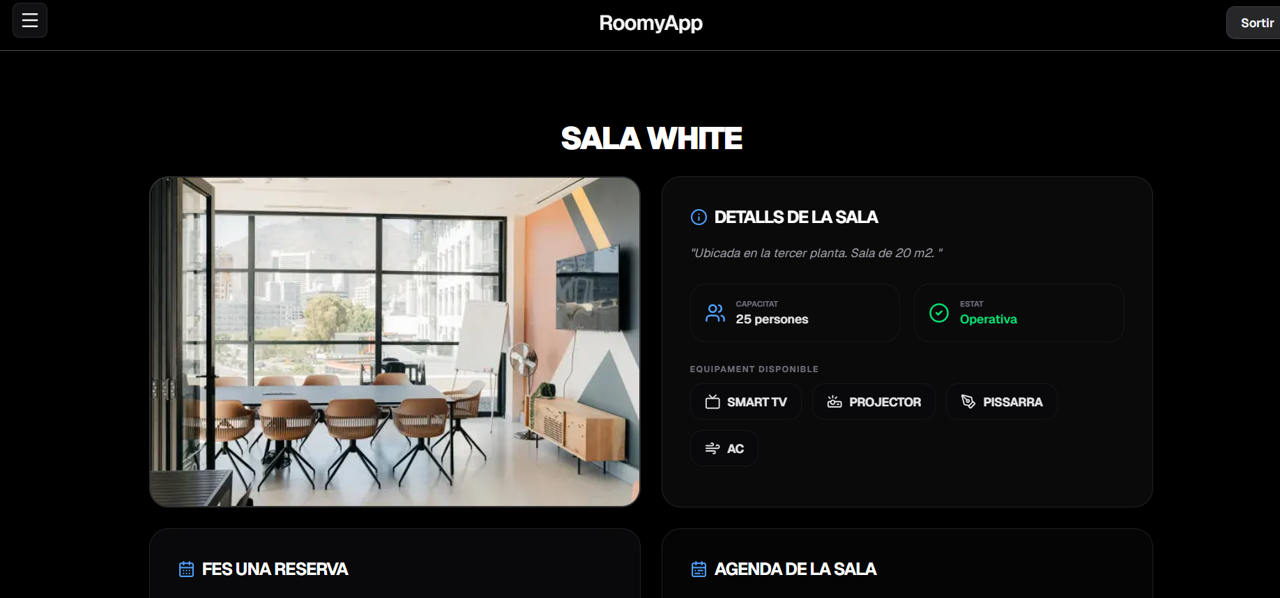 RoomyApp reserva